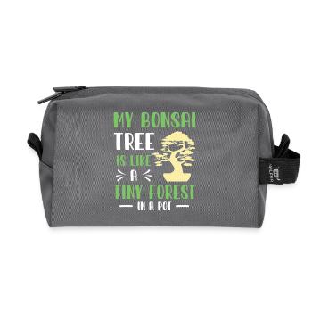 Bonsai Tree - Recycelte Kulturtasche - Anthrazit - Vorne