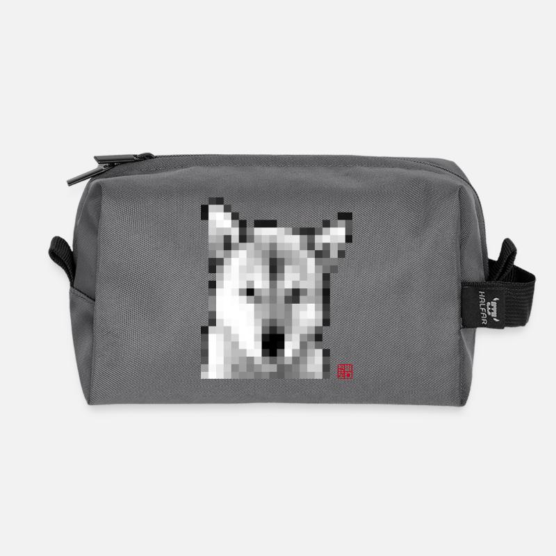 Jindo Mosaik mL - Recycelte Kulturtasche - Anthrazit