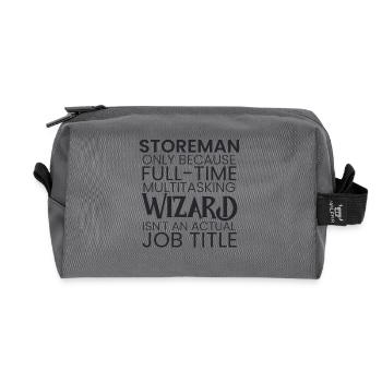 Storeman multitasking Wizard - Recycelte Kulturtasche - Anthrazit - Vorne