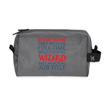 Infirmière de vol Wizard Air Rescue - Trousse de toilette en tissu recyclé - anthracite - Devant
