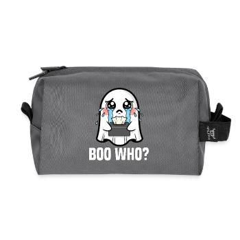 BOO QUI ? - HALLOWEEN FANTÔME - Trousse de toilette en tissu recyclé - anthracite - Devant