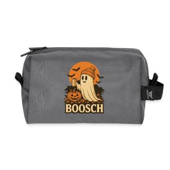 Ghost Busch Halloween Boosch Gruseliges Kostüm T-Shirt - Recycelte Kulturtasche - Anthrazit - Vorne