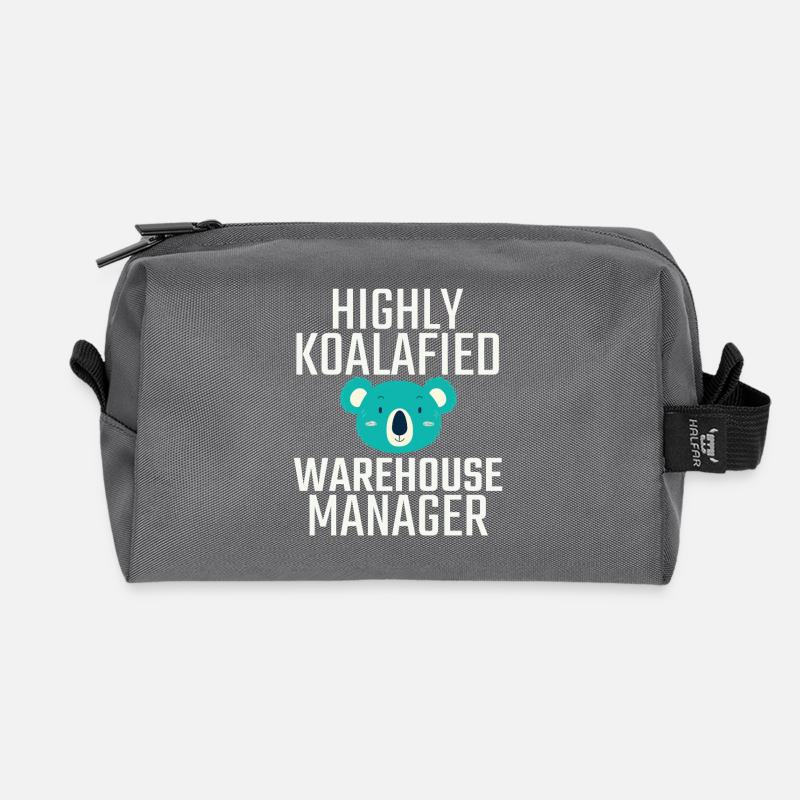 Warehouse Manager Koalafied - Recycelte Kulturtasche - Anthrazit