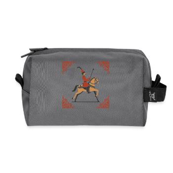 Ryan Reiter Volkskostüm Reiter Design - Recycelte Kulturtasche - Anthrazit - Vorne