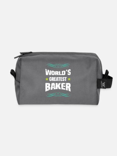 Weltbester Bäcker - Recycelte Kulturtasche - Anthrazit