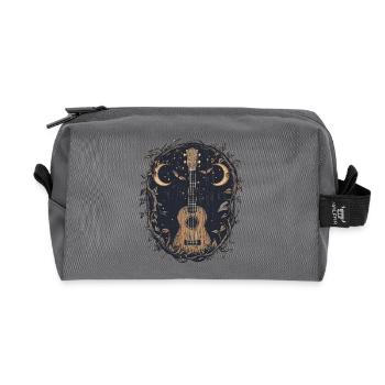 Gothic Uke with  Moon Moth - Recycelte Kulturtasche - Anthrazit - Vorne