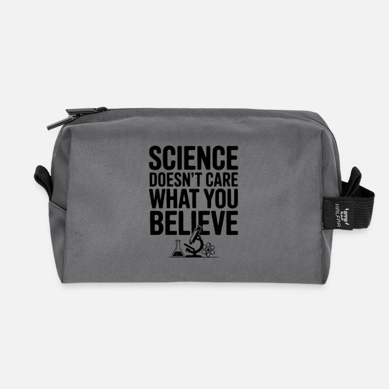 Der Wissenschaft ist es egal, was du glaubst - Recycelte Kulturtasche - Anthrazit