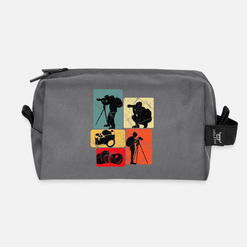 Fotograf Fotografen Linse Shutter Geschenk - Recycelte Kulturtasche - Anthrazit