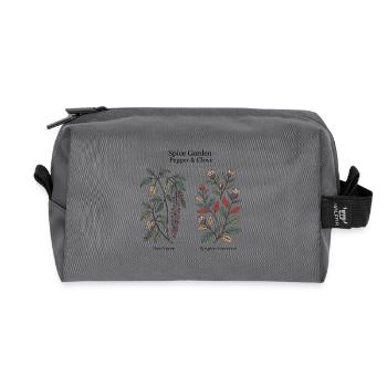 Botanische Gewürze - Recycelte Kulturtasche - Anthrazit - Vorne