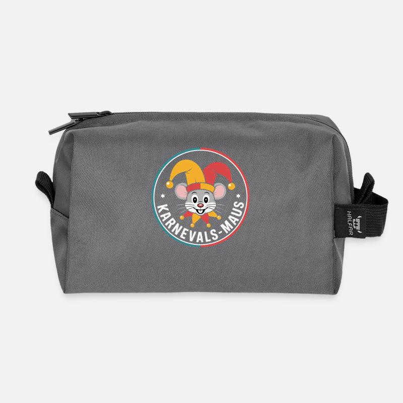 Karnevalsmaus Karneval Köln Kölner Karnevals Maus - Recycelte Kulturtasche - Anthrazit