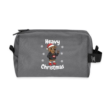 Jupe de chien de Noël lourd - Trousse de toilette en tissu recyclé - anthracite - Devant