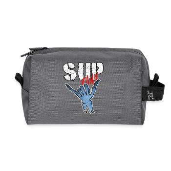 SUP - Recycelte Kulturtasche - Anthrazit - Vorne