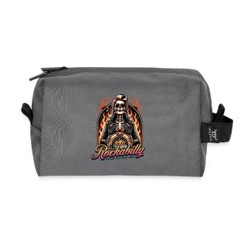 Rock and Roll Always and Forever Rockabilly 2025 - Recycelte Kulturtasche - Anthrazit - Vorne