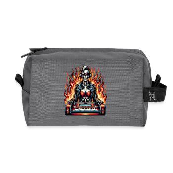 Rock and Roll Always and Forever Rockabilly 2025 - Recycelte Kulturtasche - Anthrazit - Vorne