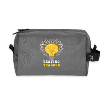 Professeur d’examen Abi Abitur - Trousse de toilette en tissu recyclé - anthracite - Devant
