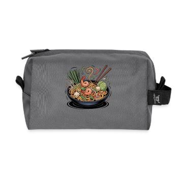 Frühlingsramen mit Shrimp und Limette - Recycelte Kulturtasche - Anthrazit - Vorne