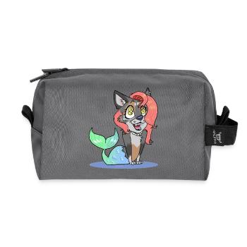 Coral (Version Chibi) (par Leni Riosa) - Trousse de toilette en tissu recyclé - anthracite - Devant
