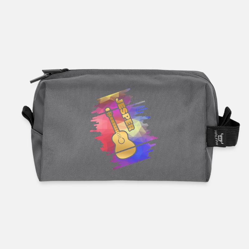 Guitar Jesper - Recycelte Kulturtasche - Anthrazit