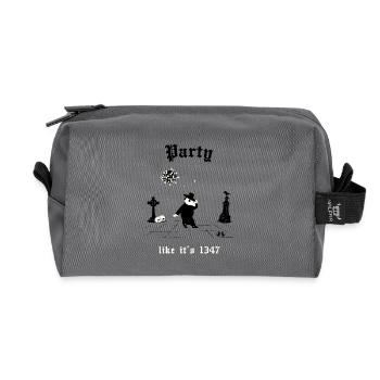 Comme si c’était 1347 Tee - Trousse de toilette en tissu recyclé - anthracite - Devant