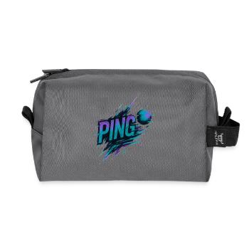 Ping Pong - Tennis de Table - Trousse de toilette en tissu recyclé - anthracite - Devant