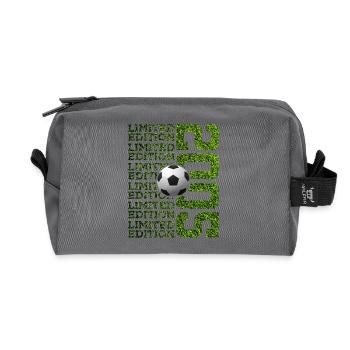 21E ANNIVERSAIRE DU FOOTBALL EN ÉDITION LIMITÉE 2005 - Trousse de toilette en tissu recyclé - anthracite - Devant