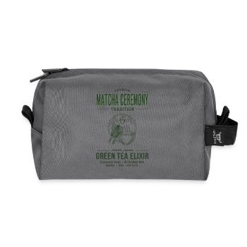 Matcha Ceremony Tradition Green Tea Elixir Kyoto - Recycelte Kulturtasche - Anthrazit - Vorne