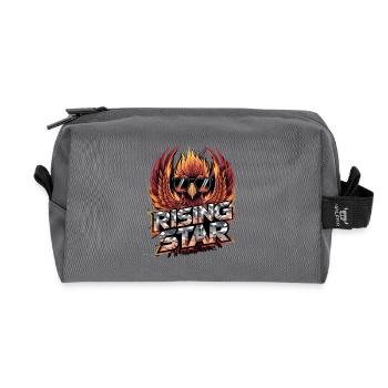 Étoile montante du Phénix avec des lunettes de soleil Fire Bird - Trousse de toilette en tissu recyclé - anthracite - Devant