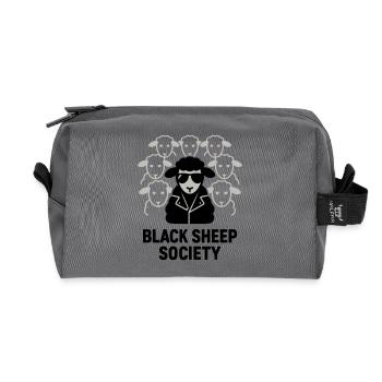 Société du Mouton Noir Black Sheep Society - Trousse de toilette en tissu recyclé - anthracite - Devant