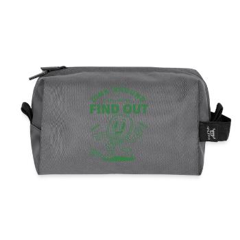 Pickleball Ding Découvre l’amour des joueurs drôles - Trousse de toilette en tissu recyclé - anthracite - Devant