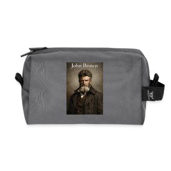 John Brown Portrait. - Recycelte Kulturtasche - Anthrazit - Vorne
