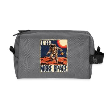 Ich brauche mehr Weltraumastronomie-Humor - Recycelte Kulturtasche - Anthrazit - Vorne