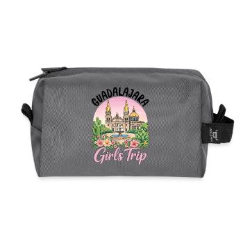 Guadalajara Girls Trip - Recycled Toiletry Zip Bag - anthracite - Front