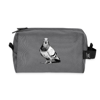  Stolze Taube Stadtvogel Für Taubenliebhaber Und - Recycelte Kulturtasche - Anthrazit - Vorne