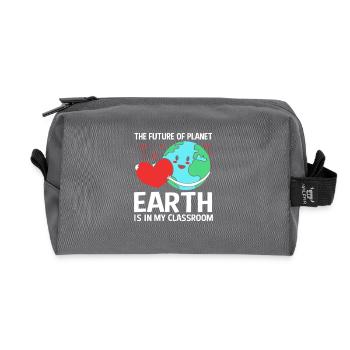 Archäologie Geologie - Recycelte Kulturtasche - Anthrazit - Vorne