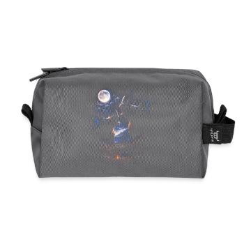 Rhinoceros - Recycled Toiletry Zip Bag - anthracite - Front