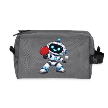 Roboter Tisch Tennis - Recycelte Kulturtasche - Anthrazit - Vorne