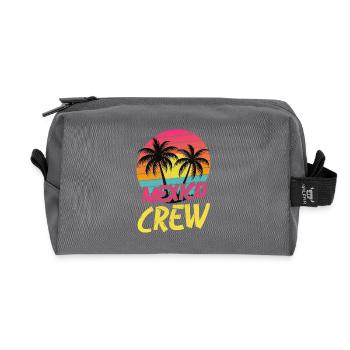 Mexiko Crew - Recycelte Kulturtasche - Anthrazit - Vorne