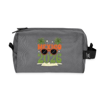 Mexiko 2026 - Recycelte Kulturtasche - Anthrazit - Vorne