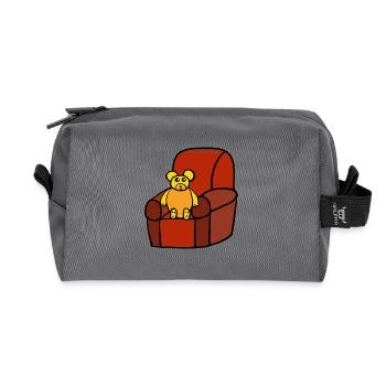 Teddy Teddy Bear Enfants Ours - Trousse de toilette en tissu recyclé - anthracite - Devant