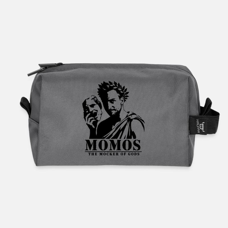 Momos - Recycled Toiletry Zip Bag - anthracite