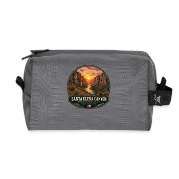 Santa Elena Canyon Texas Big Bend Nationalpark  - Recycelte Kulturtasche - Anthrazit - Vorne