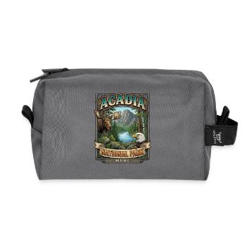Acadia National Park Maine - Recycelte Kulturtasche - Anthrazit - Vorne