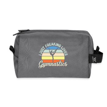 Gymnastik Training Fitness Gym - Recycelte Kulturtasche - Anthrazit - Vorne