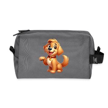 Labrador 2 - Recycelte Kulturtasche - Anthrazit - Vorne