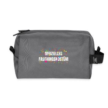 Offizielles Faschingskostüm - Recycelte Kulturtasche - Anthrazit - Vorne
