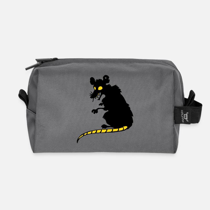 Miese Ratte - Recycelte Kulturtasche - Anthrazit