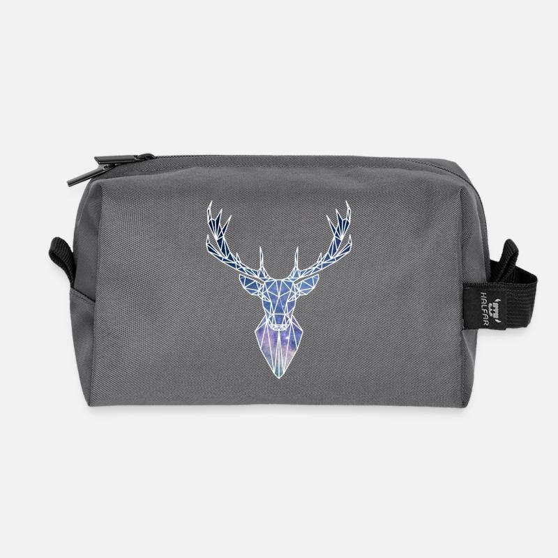 Hirsch Sterne - Recycled Toiletry Zip Bag - anthracite