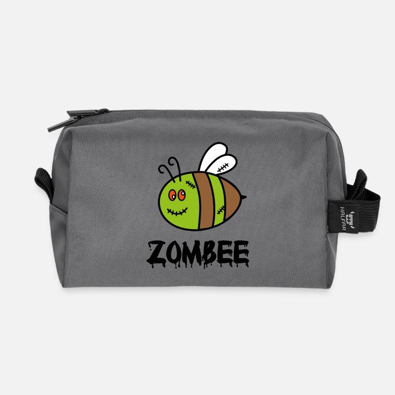 Zombee - Recycled Toiletry Zip Bag - anthracite