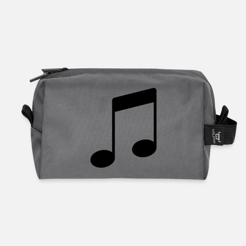 note_icon - Trousse de toilette en tissu recyclé - anthracite