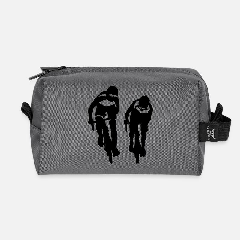 Rennrad - Recycelte Kulturtasche - Anthrazit